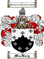 Mackaig coat of arms family crest download