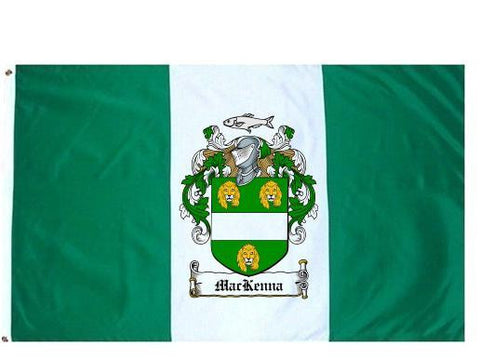 Mackenna family crest coat of arms flag