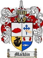 Macklin coat of arms family crest download