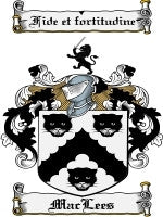 Maclees coat of arms family crest download