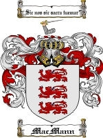 Macmann coat of arms family crest download