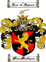 Macmathan coat of arms family crest download