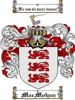 Macmohan coat of arms family crest download