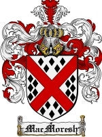 Macmoresh coat of arms family crest download