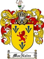 Macnaire coat of arms family crest download
