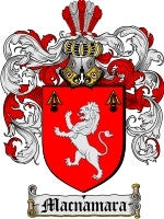 Macnamara coat of arms family crest download