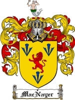 Macnayer coat of arms family crest download