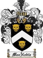 Macnoble coat of arms family crest download