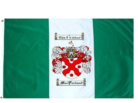 Macparland family crest coat of arms flag