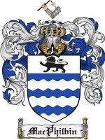 Macphilbin coat of arms family crest download