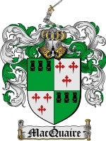 Macquaire coat of arms family crest download