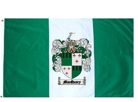 Macquary family crest coat of arms flag