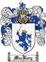 Macrery coat of arms family crest download