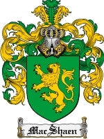 Macshaen coat of arms family crest download