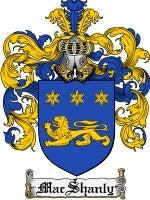 Macshanly coat of arms family crest download