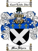 Macshera coat of arms family crest download