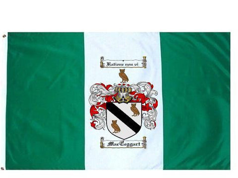 Macteggart family crest coat of arms flag