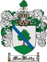 Macwatty coat of arms family crest download