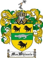 Macwhinnie coat of arms family crest download
