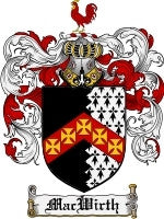 Macwirth coat of arms family crest download