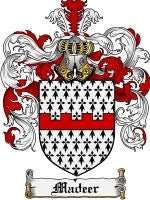 Madeer coat of arms family crest download