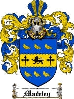 Madeley coat of arms family crest download