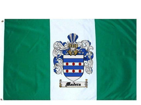 Madera family crest coat of arms flag