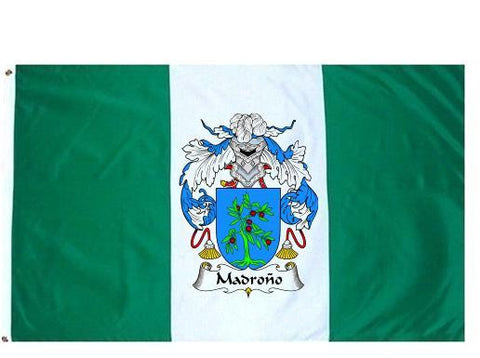 Madrono family crest coat of arms flag