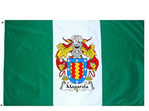 Magarola family crest coat of arms flag
