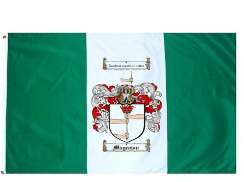 Mageown family crest coat of arms flag