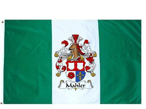Mahler family crest coat of arms flag
