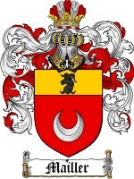 Mailler coat of arms family crest download