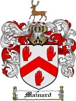 Mainard coat of arms family crest download