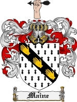 Maine coat of arms family crest download