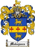Makepeece coat of arms family crest download