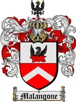 Malangone coat of arms family crest download