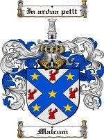 Malcum coat of arms family crest download