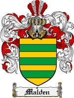 Malden coat of arms family crest download