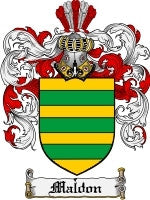 Maldon coat of arms family crest download