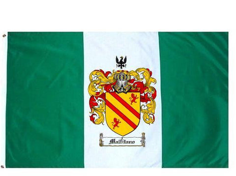 Malfitano family crest coat of arms flag