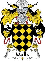 Malla coat of arms family crest download