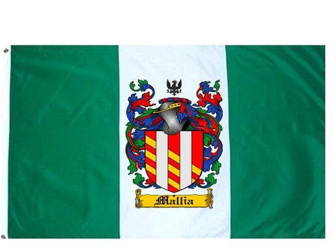 Mallia family crest coat of arms flag