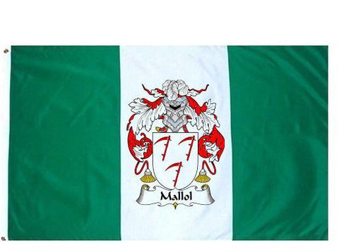 Mallol family crest coat of arms flag