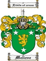 Mallone coat of arms family crest download
