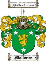 Mallonee coat of arms family crest download