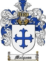 Malpass coat of arms family crest download