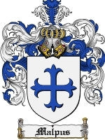 Malpus coat of arms family crest download