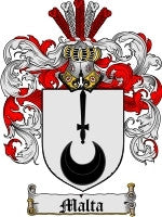 Malta coat of arms family crest download