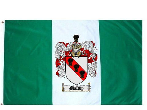 Maltby family crest coat of arms flag