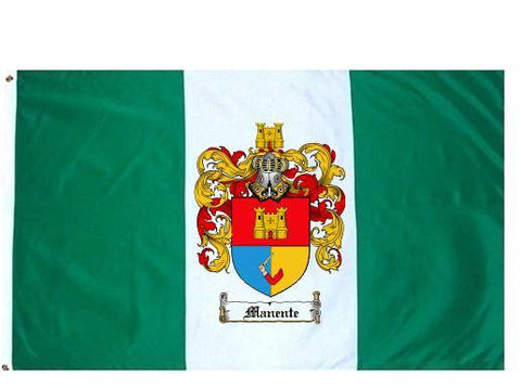 Manente family crest coat of arms flag